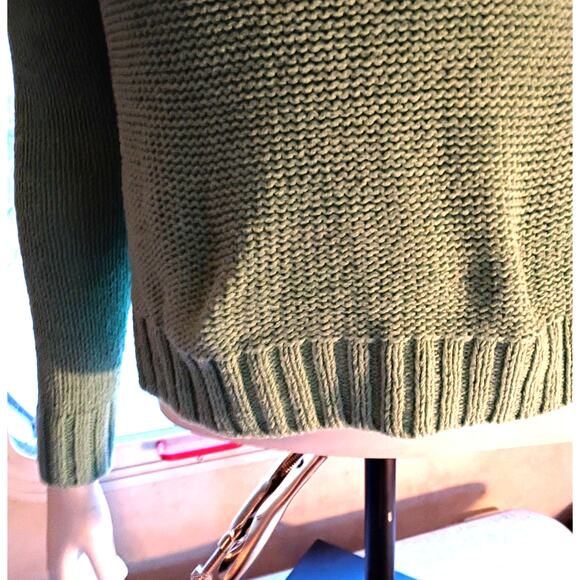 Vince Camuto Mint Green Knit Sweater XS Relaxed Minimalist Quietlux Layering - Picture 9 of 11